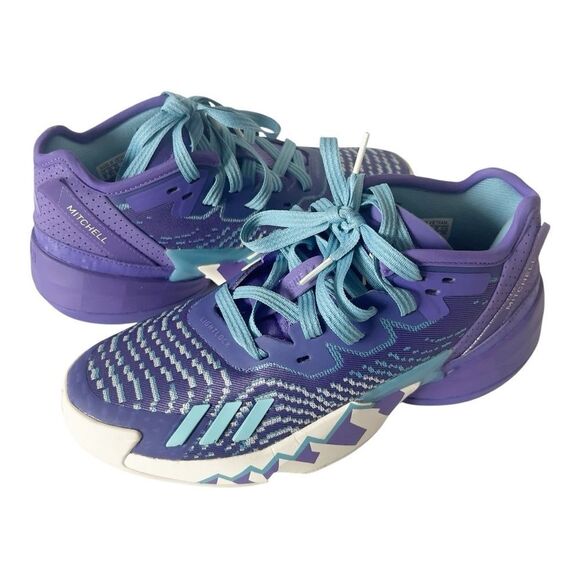 Adidas D.O.N. Mitchel Issue 4 Purple Men's Sneakers Basketball Shoes Size 6 - Picture 1 of 8